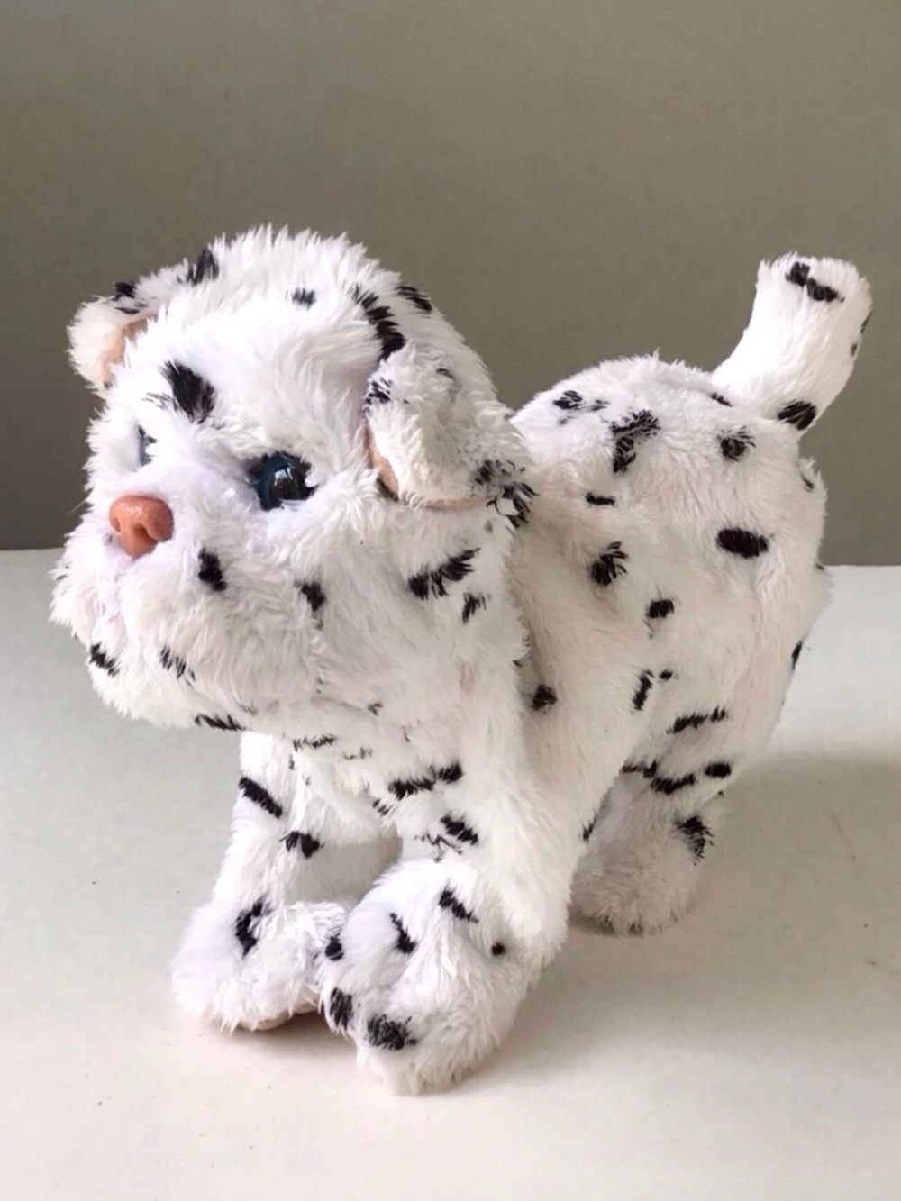 FurReal Friends Newborn Puppy Dog Interactive Plush Spotted Dalmatian Pet Toy 7”